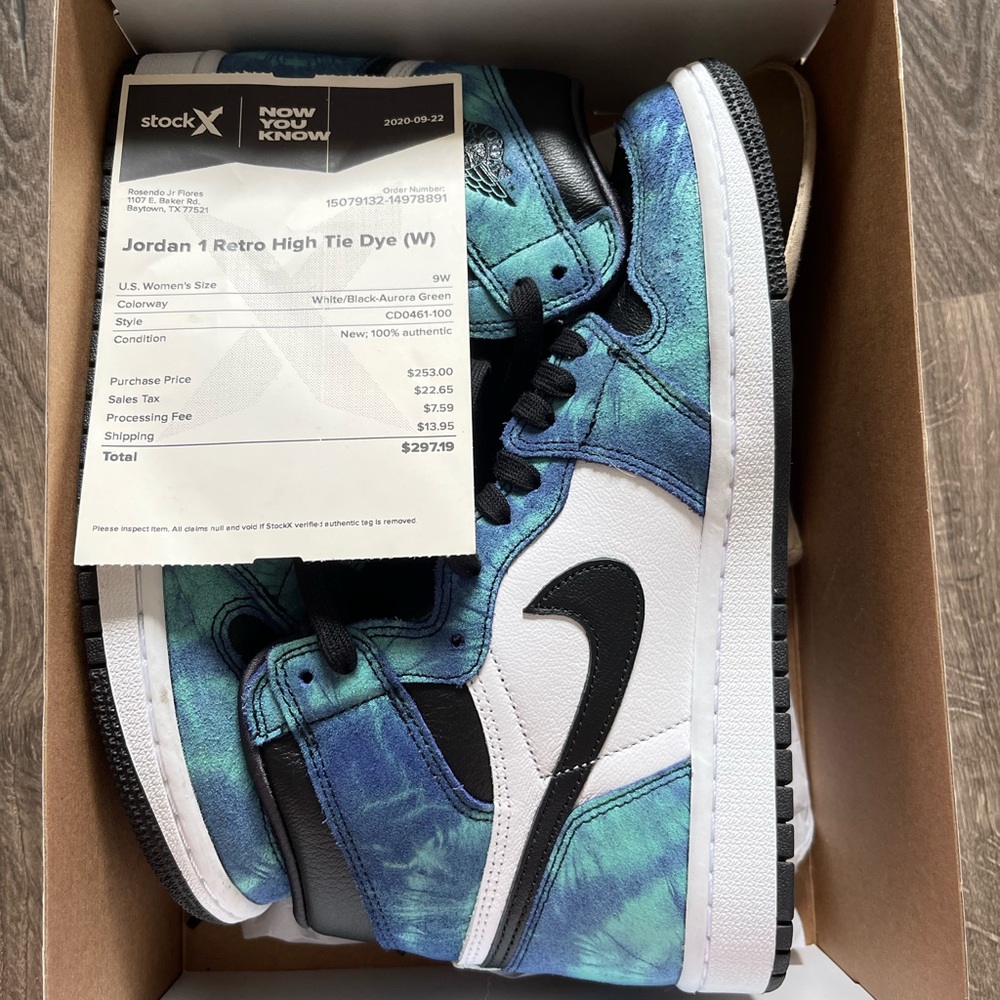 Tie die Jordan 1 retro high